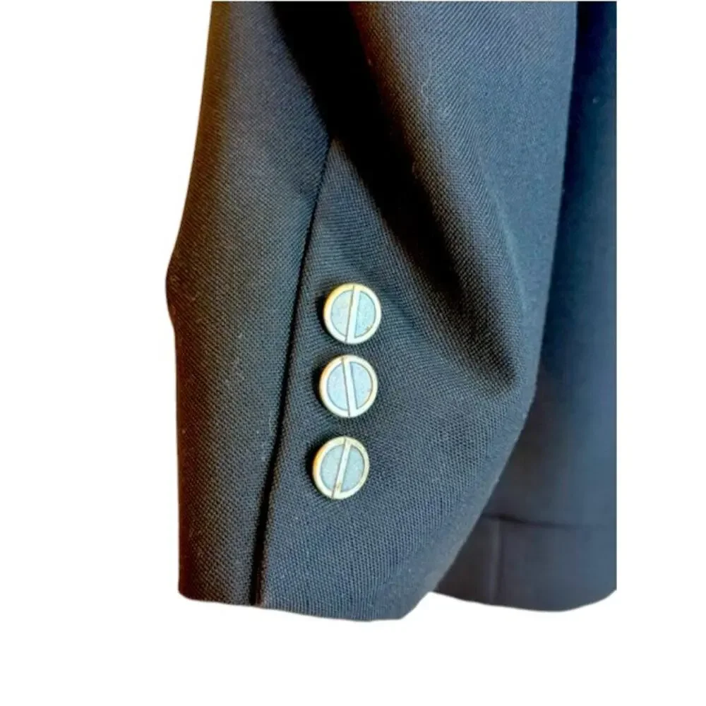 Vintage Christian Dior Monsieur Black Tailored Blazer Approx 42R